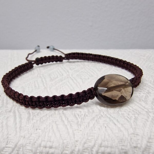 il Bracciale della Fortuna con Pietra di Quarzo Fumè - immagine 3