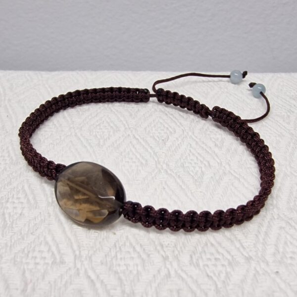 il Bracciale della Fortuna con Pietra di Quarzo Fumè - immagine 2