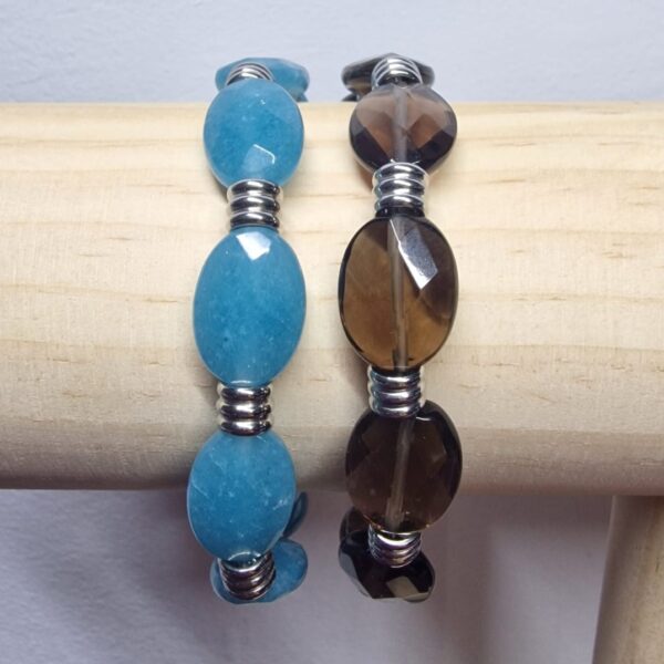 Bracciale in Angelite per Attivare le Abilità Psichiche ed Intuitive - immagine 2