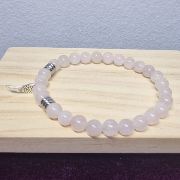 Bracciale Arcangelo Gabriele per Attirare l'Amore e Nuovi Messaggi in Pietra Naturale - immagine 2