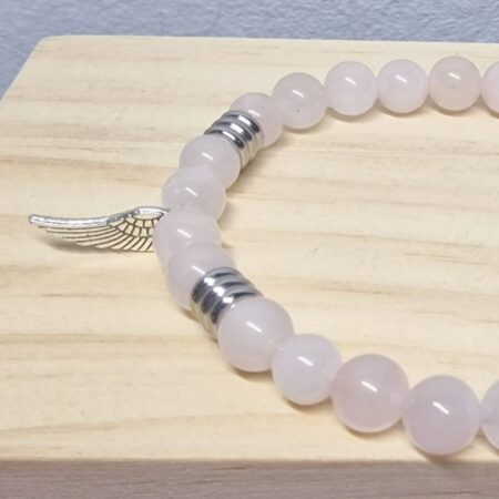 Bracciale Arcangelo Gabriele per Attirare l'Amore e Nuovi Messaggi in Pietra Naturale