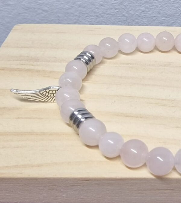 Bracciale Arcangelo Gabriele per Attirare l'Amore e Nuovi Messaggi in Pietra Naturale