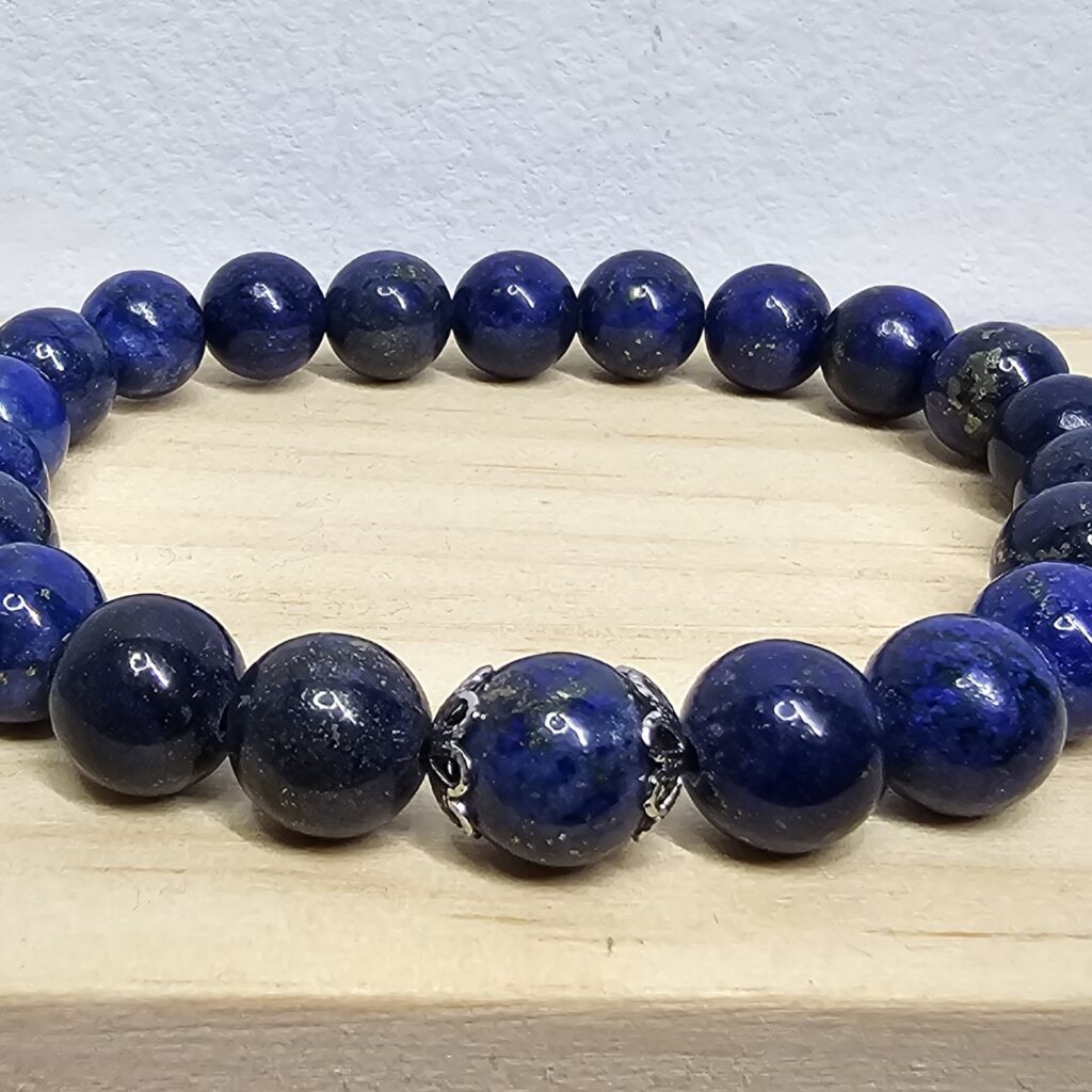 Bracciale in Lapislazzuli - per Intuizione e Chiarezza Mentale