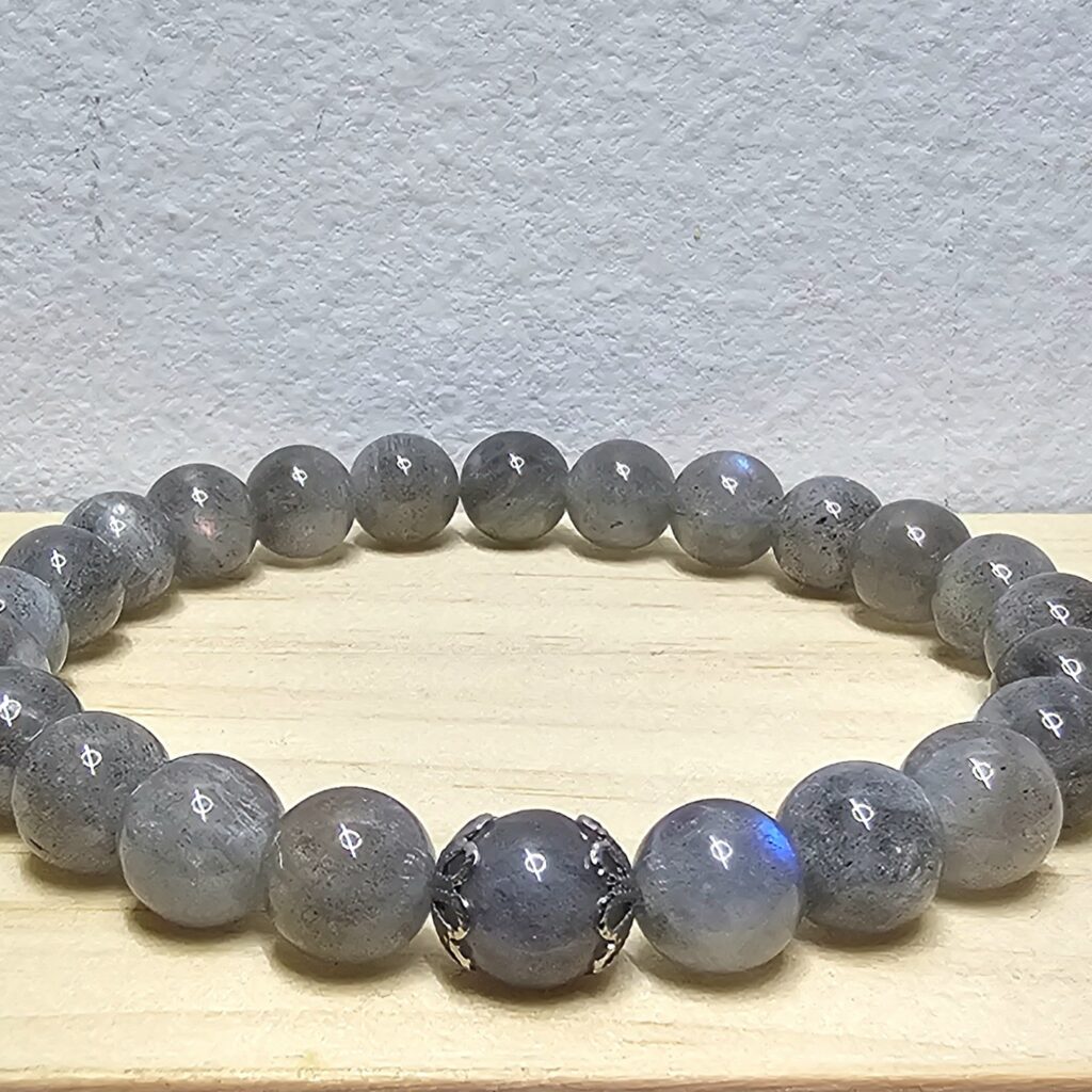 Bracciale in Labradorite - per Protezione e Intuizione