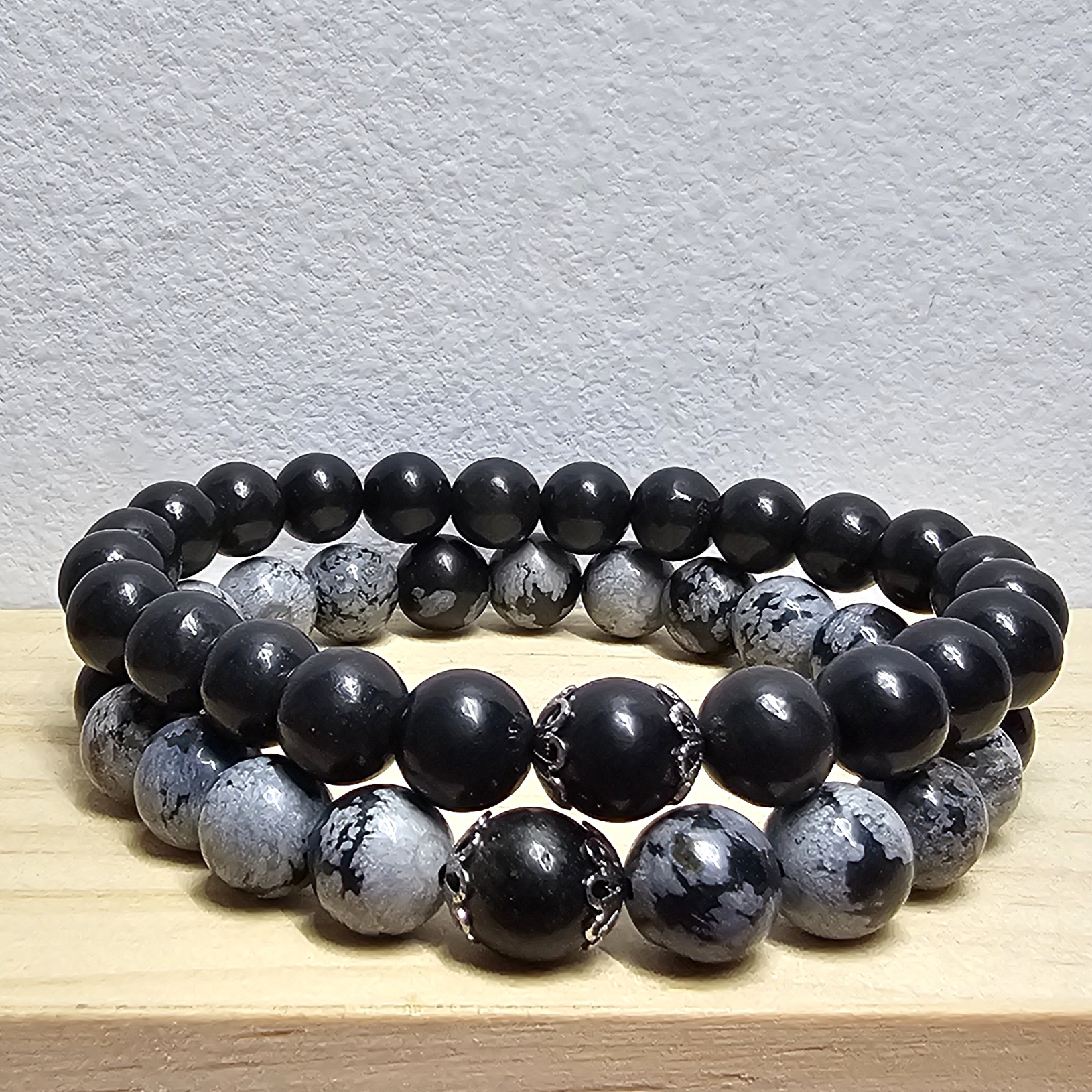 KIT PROTEZIONE - Shungite + Ossidiana Fiocco di Neve