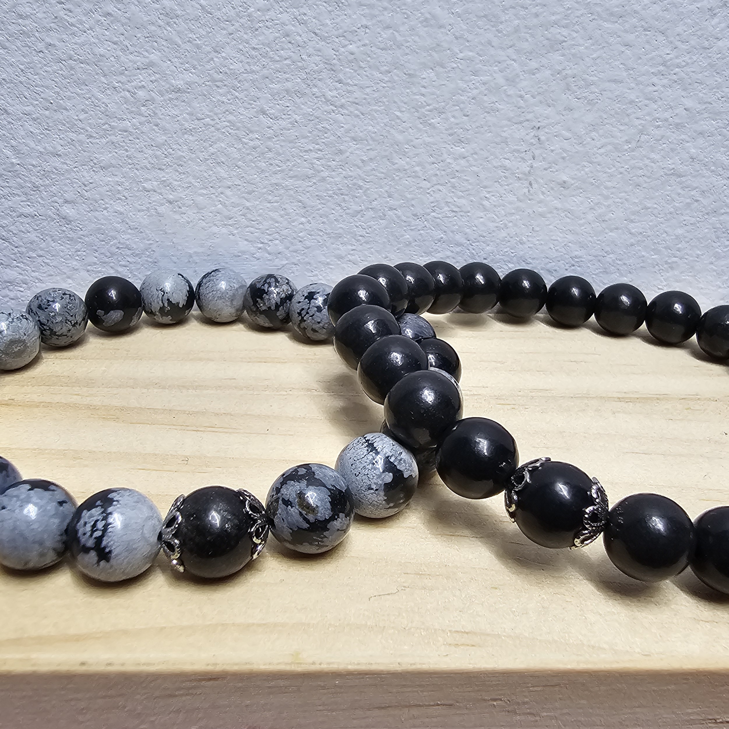 KIT PROTEZIONE - Shungite + Ossidiana Fiocco di Neve - immagine 4